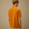 1020 Jersey Kurzarm-Polo mit halbem Reißverschluss