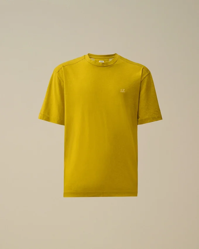 20/1 Jersey Hemd mit plattiertem Logo