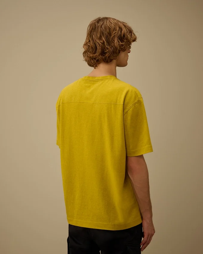 20/1 Jersey Hemd mit plattiertem Logo