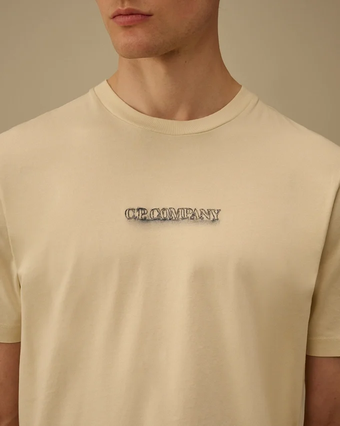 24/1 Jersey-Hemd mit kurzen Ärmeln und Logo