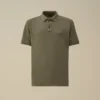 24/1 Piqué, pigmentgefärbt, Kurzarm-Polo