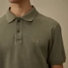 24/1 Piqué, pigmentgefärbt, Kurzarm-Polo