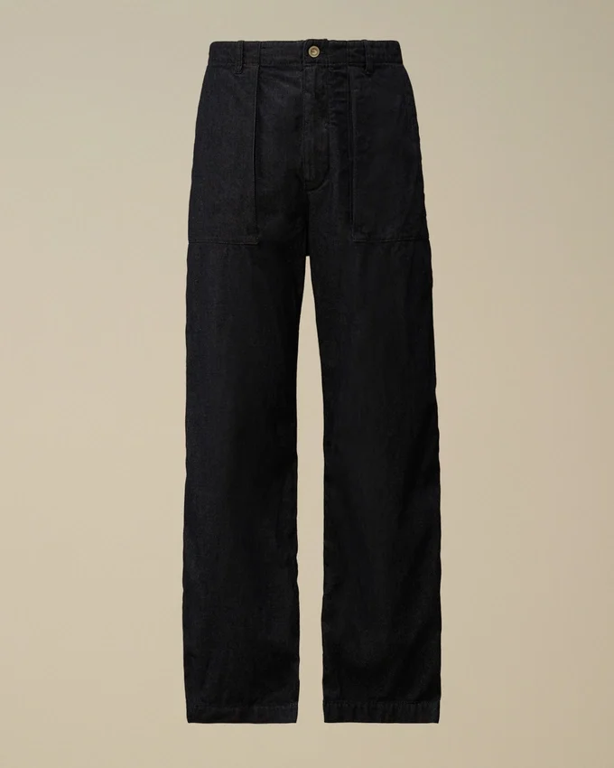 3/1 Denim-Hose in lockerer Passform