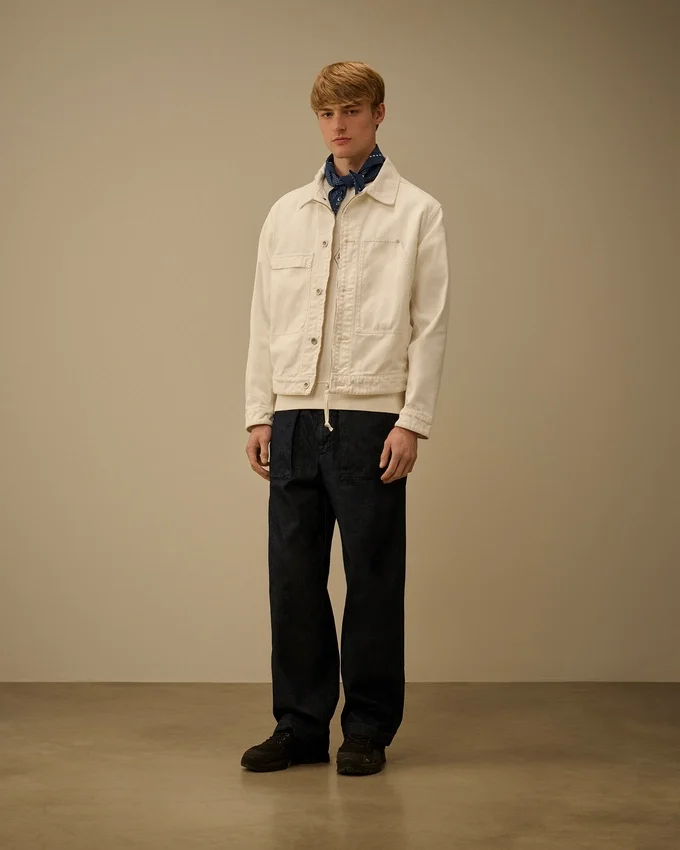3/1 Denim-Hose in lockerer Passform