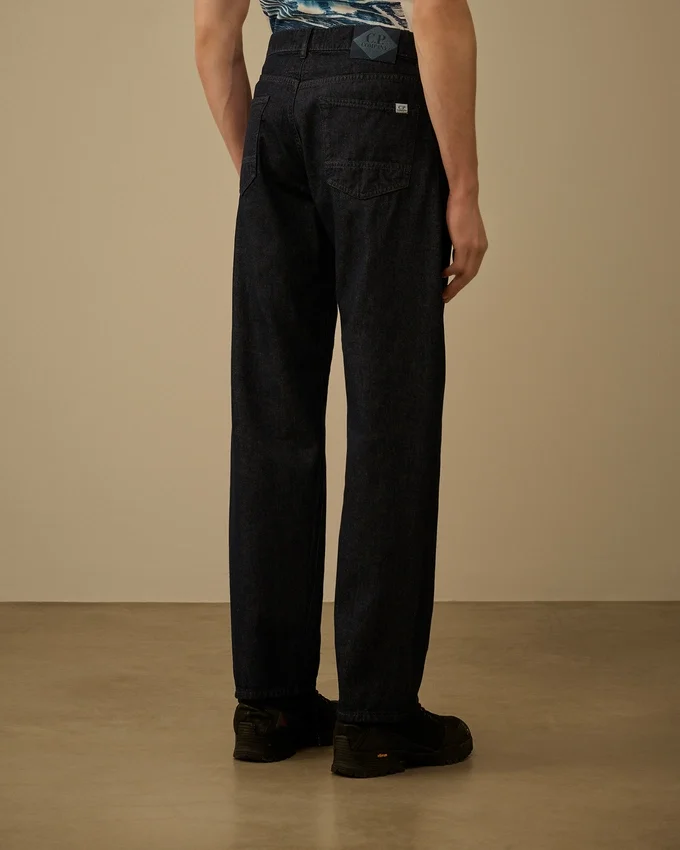 3/1-Denim-Hose ohne Seitennähte