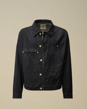 3/1-Denim-Reißverschlussjacke