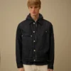 3/1-Denim-Reißverschlussjacke