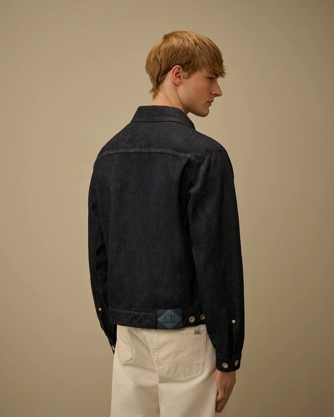 3/1-Denim-Reißverschlussjacke