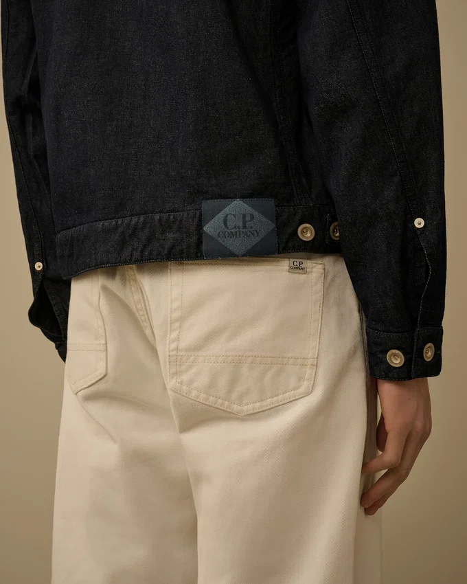 3/1-Denim-Reißverschlussjacke