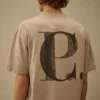 30/1-Jersey-Hemd mit kurzen Ärmeln und Logo