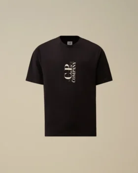 30/1 Jersey Kurzarm-Hemd mit Aufdruck