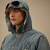 50 Fili Indigo gebleichte Goggle Jacket