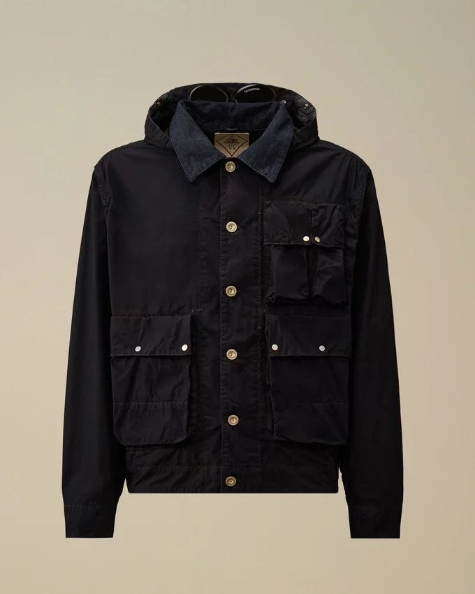 50 Fili Indigo Goggle Jacket