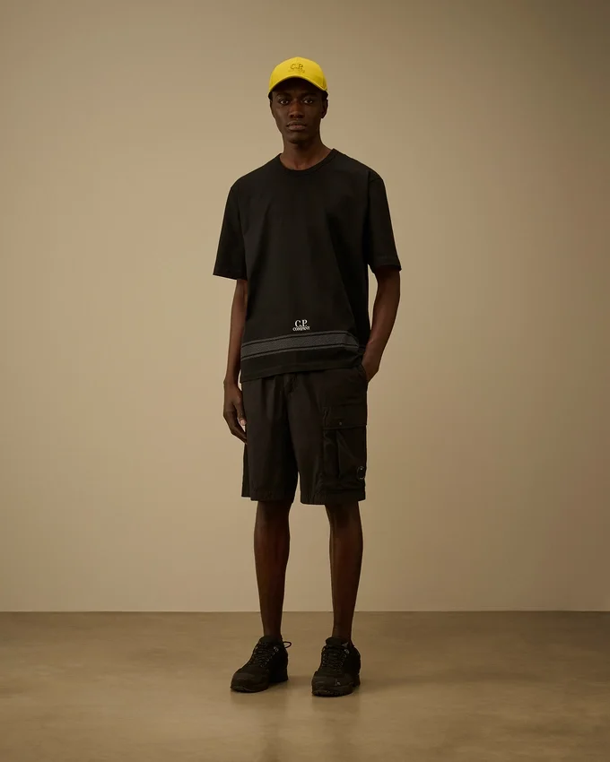 50 Fili Stretch Loose Lens Cargo-Shorts
