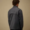 50 Fili Wax Overshirt mit Reißverschluss und Lens-Detail