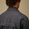 50 Fili Wax Overshirt mit Reißverschluss und Lens-Detail