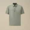 70/2 merzerisiertes Jersey Gasato Kurzarm-Logo-Polo