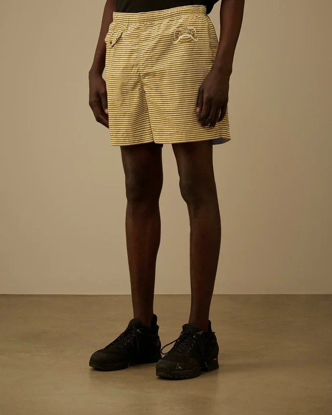 Badeshorts aus bedrucktem Flatt Nylon