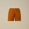 Badeshorts mit Eco-Chrome R-Grafikstickerei