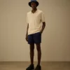 Badeshorts mit Eco-Chrome R-Grafikstickerei