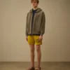 Badeshorts mit Eco-Chrome R-Grafikstickerei