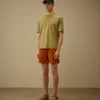 Badeshorts mit Eco-Chrome R-Grafikstickerei