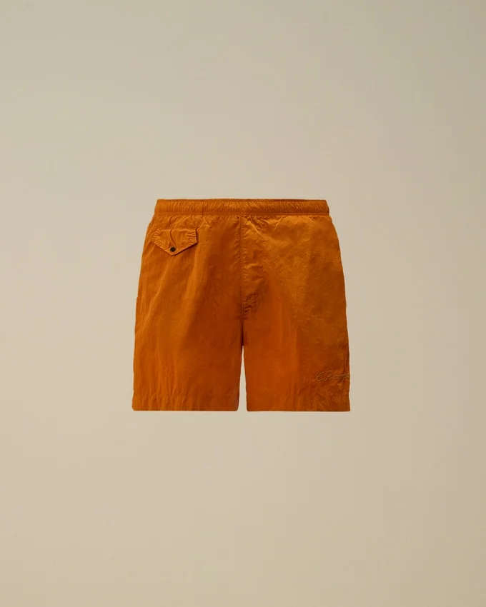 Badeshorts mit gesticktem Eco-Chrome R-Logo
