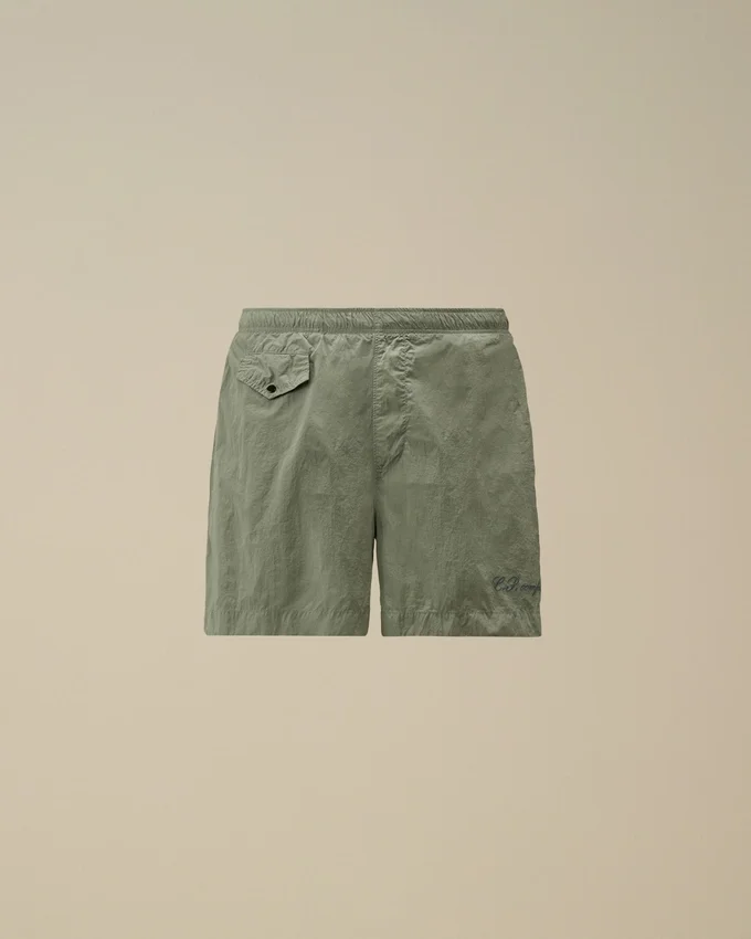 Badeshorts mit gesticktem Eco-Chrome R-Logo