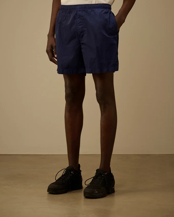 Badeshorts mit gesticktem Eco-Chrome R-Logo