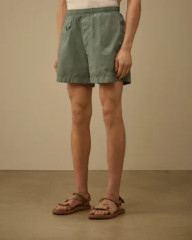 Badeshorts mit gesticktem Eco-Chrome R-Logo