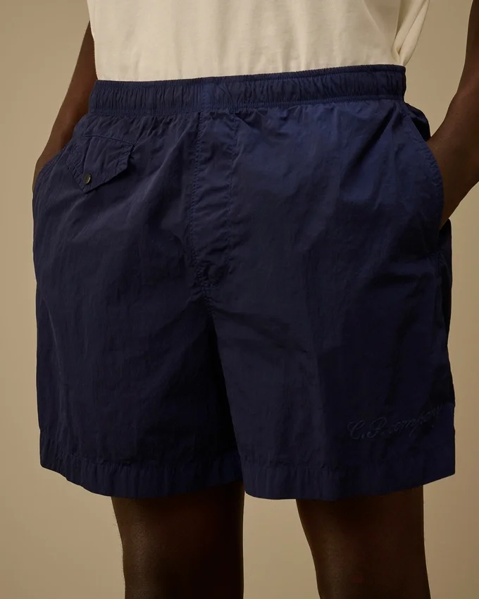 Badeshorts mit gesticktem Eco-Chrome R-Logo