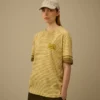 Bedrucktes Jersey-Hemd mit kurzen Ärmeln und Logo im 20/1-Stich