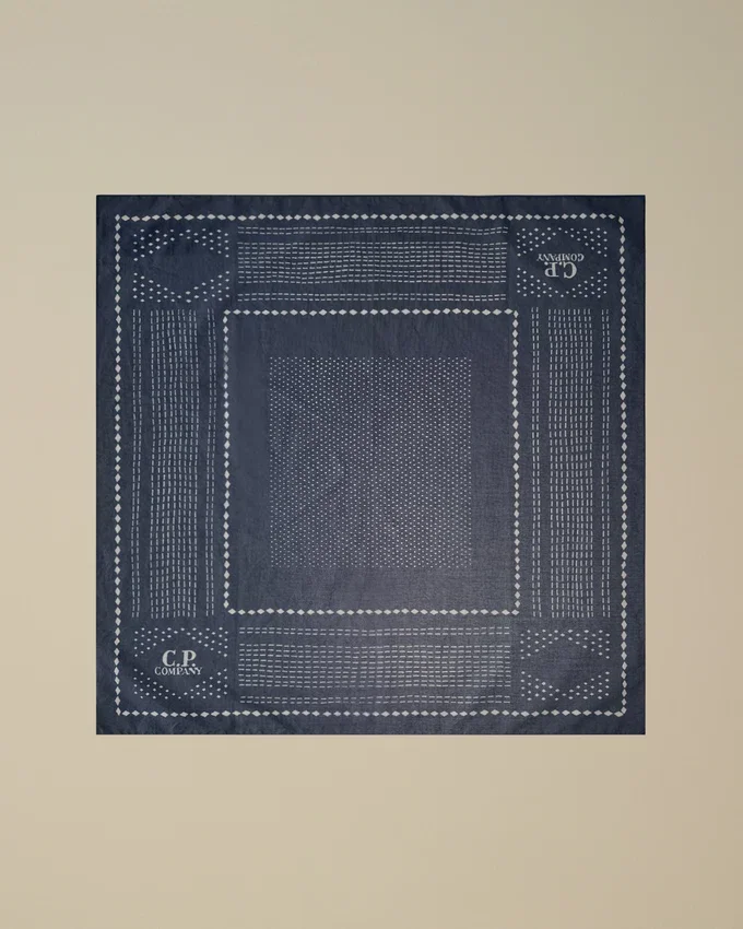 Bedrucktes Muslin-Logo-Bandana