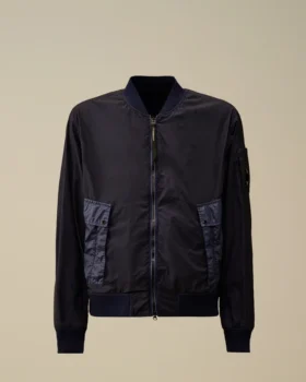 Bomberjacke mit Bi-TM-Mischgewebe-Lens