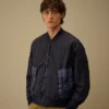 Bomberjacke mit Bi-TM-Mischgewebe-Lens