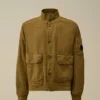 Bomberjacke mit gebrochenen Lenses aus Twill