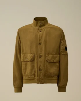 Bomberjacke mit gebrochenen Lenses aus Twill