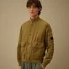 Bomberjacke mit gebrochenen Lenses aus Twill