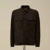 Boxy-Overshirt aus Baumwoll-Ripstop mit Lens-Knopfleiste
