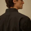 Boxy-Overshirt aus Baumwoll-Ripstop mit Lens-Knopfleiste
