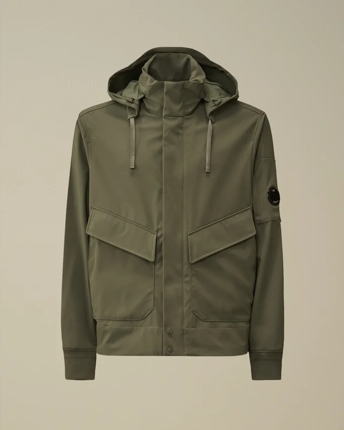 C.P. Shell-R Hidden Hood Lens Jacke