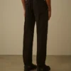 Cargo-Hose aus Stretch-Satin in regulärer Passform