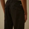 Cargo-Hose aus Stretch-Satin in regulärer Passform