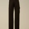Cargo-Jogginghose aus diagonal geripptem Fleece