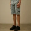 Cargo-Shorts aus Stretch-Satin mit Linsen