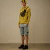 Cargo-Shorts aus Stretch-Satin mit Linsen