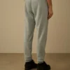Cargo-Sweathose aus diagonal gewebtem Baumwollfleece mit Lens-Detail