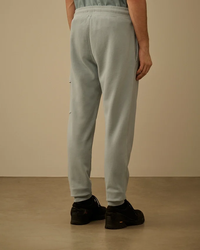 Cargo-Sweathose aus diagonal gewebtem Baumwollfleece mit Lens-Detail