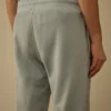 Cargo-Sweathose aus diagonal gewebtem Baumwollfleece mit Lens-Detail