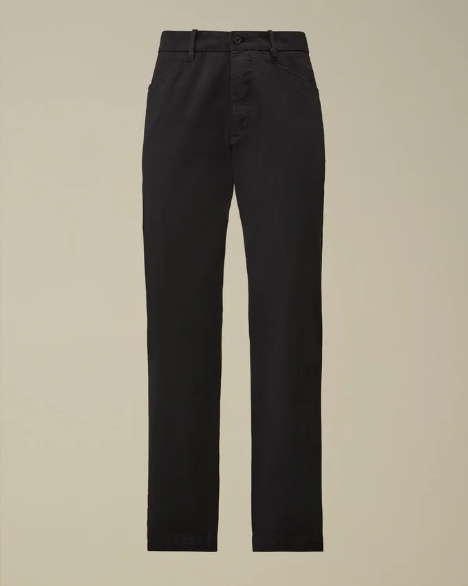 Chino-Hose aus Baumwollgabardine in Regular-Passform